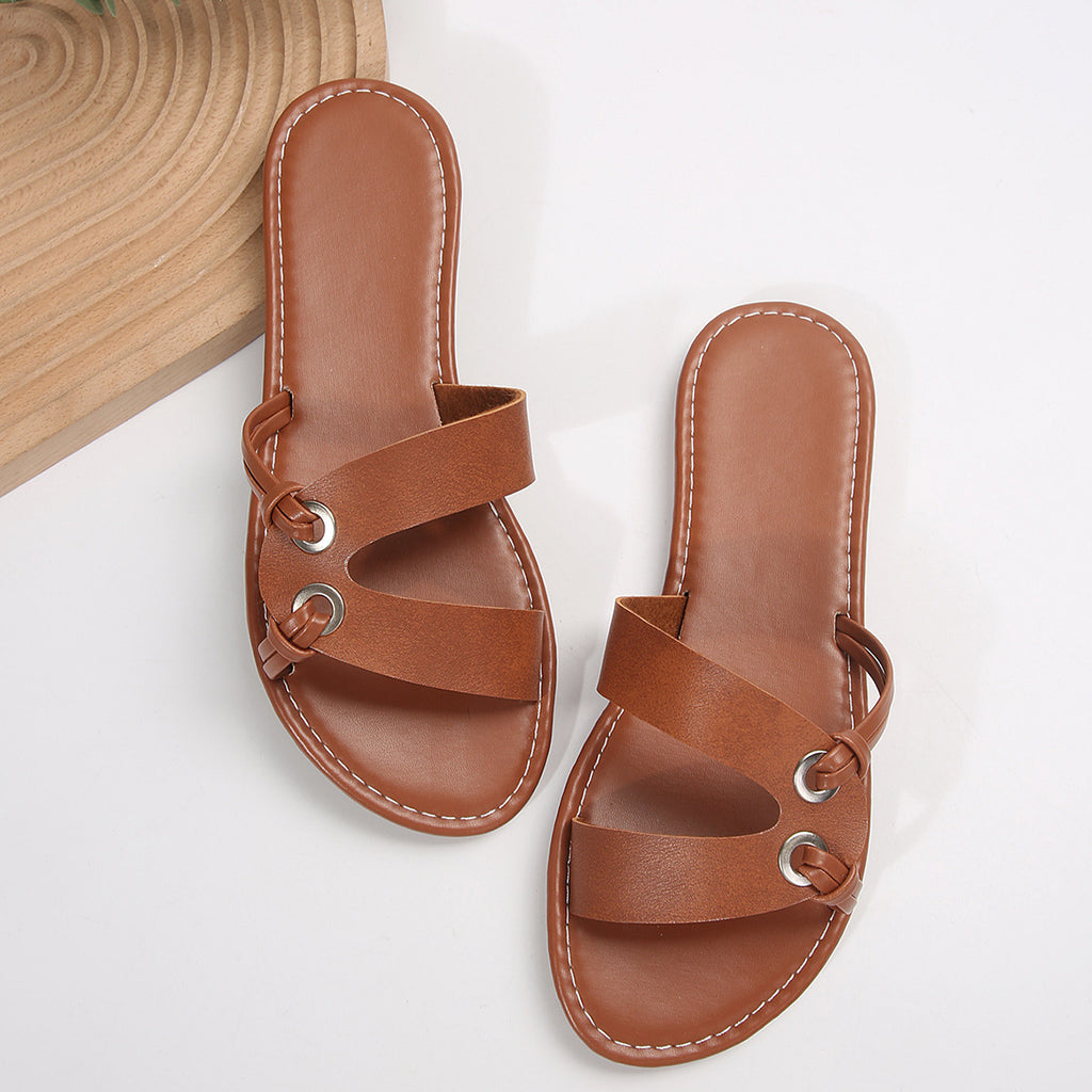 Sandalias de dos nudos