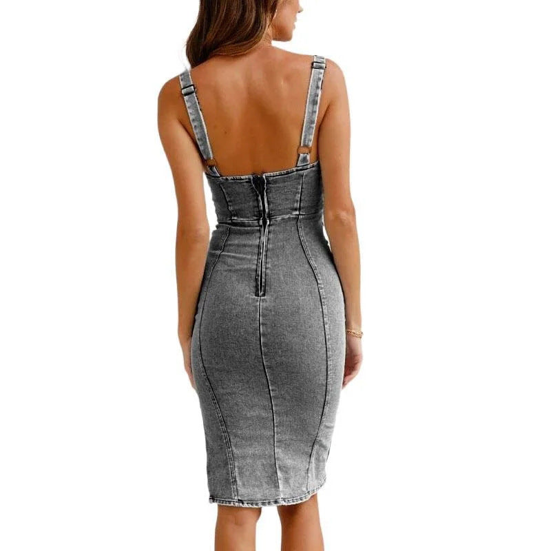 Vestido Midi "Corpiño Vaquero"