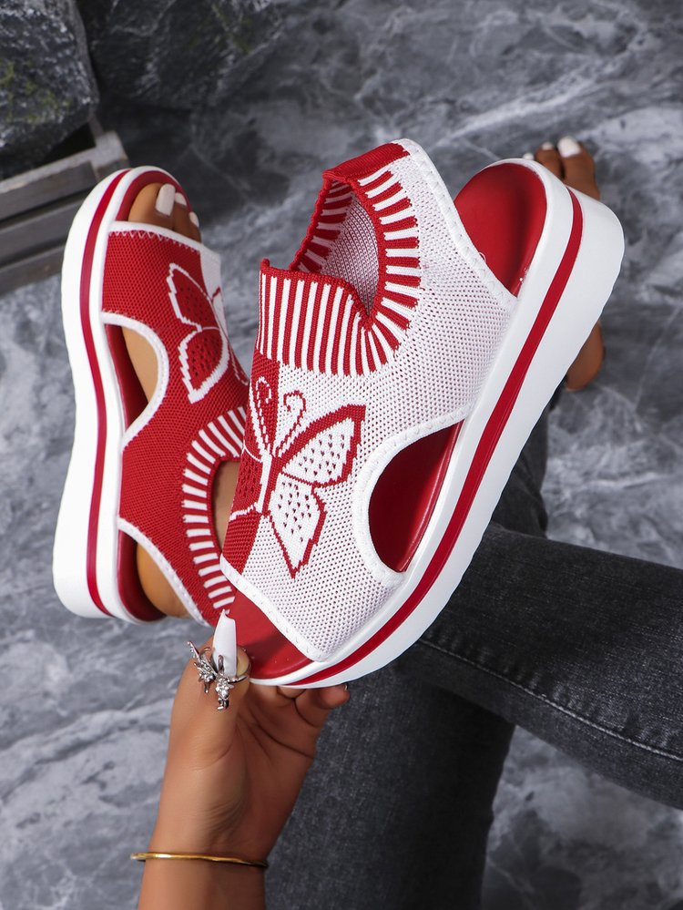 Sandalias deportivas mariposa