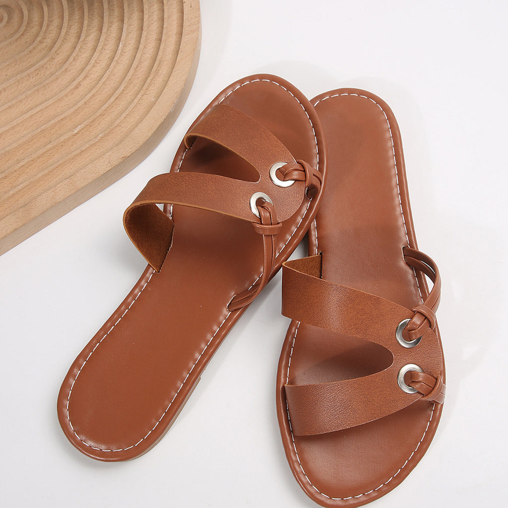 Sandalias de dos nudos